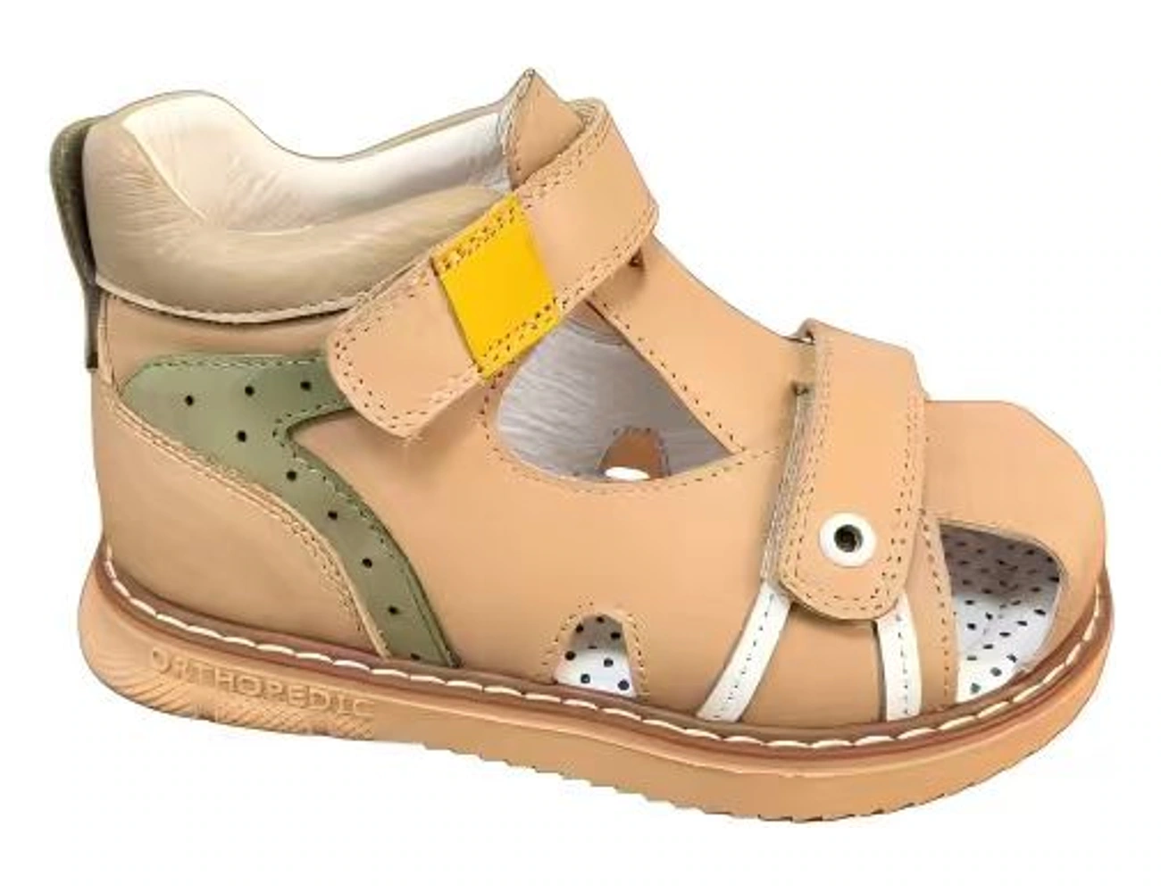 High-back leather sandals — WS27-02-01