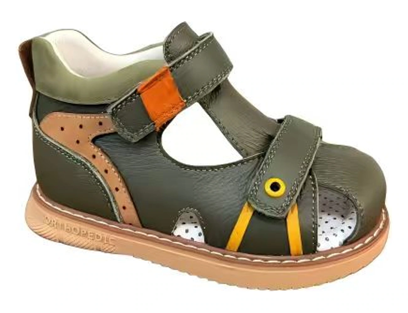 High-back leather sandals — WS27-02-04