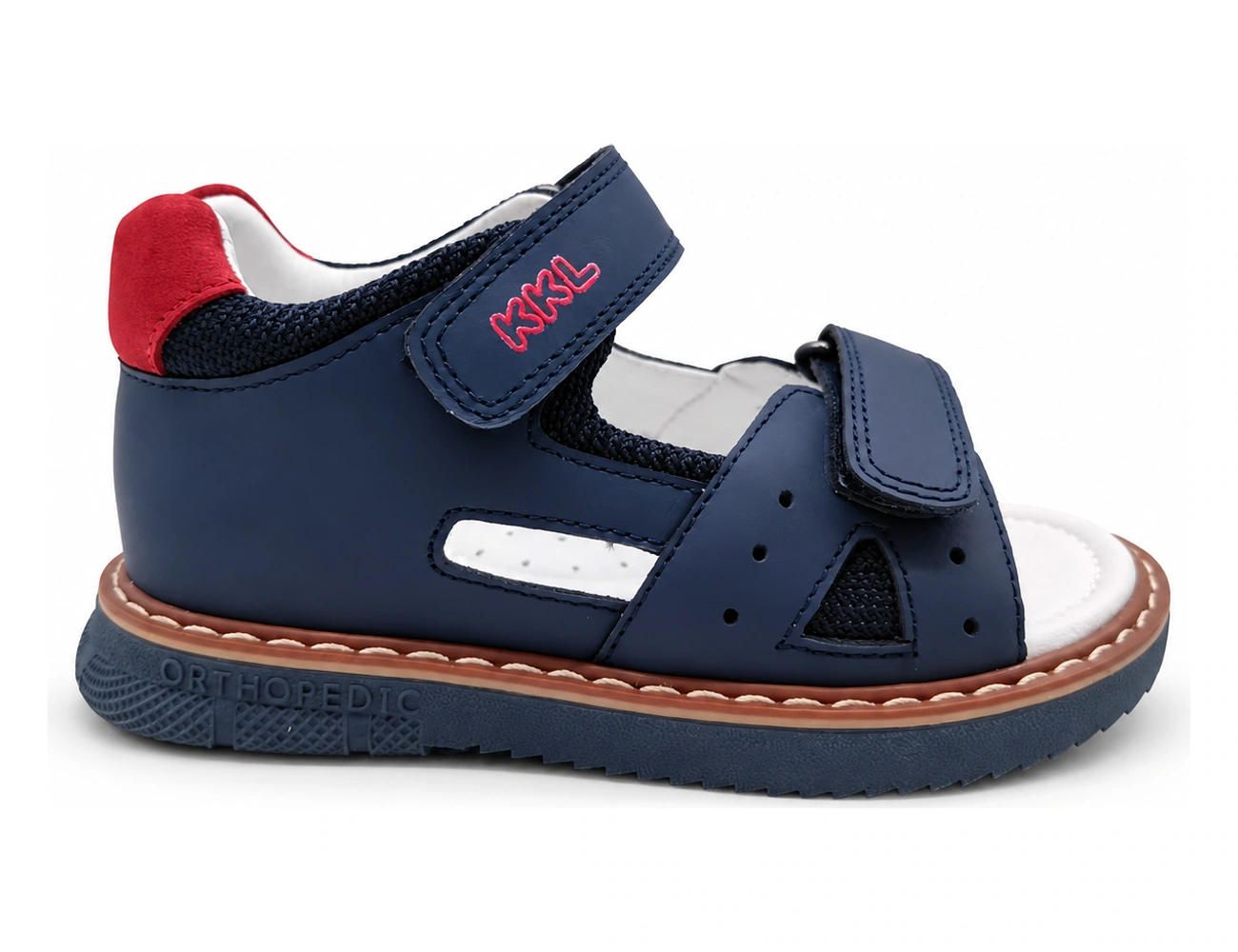 High-back leather sandals — WS27-02-06
