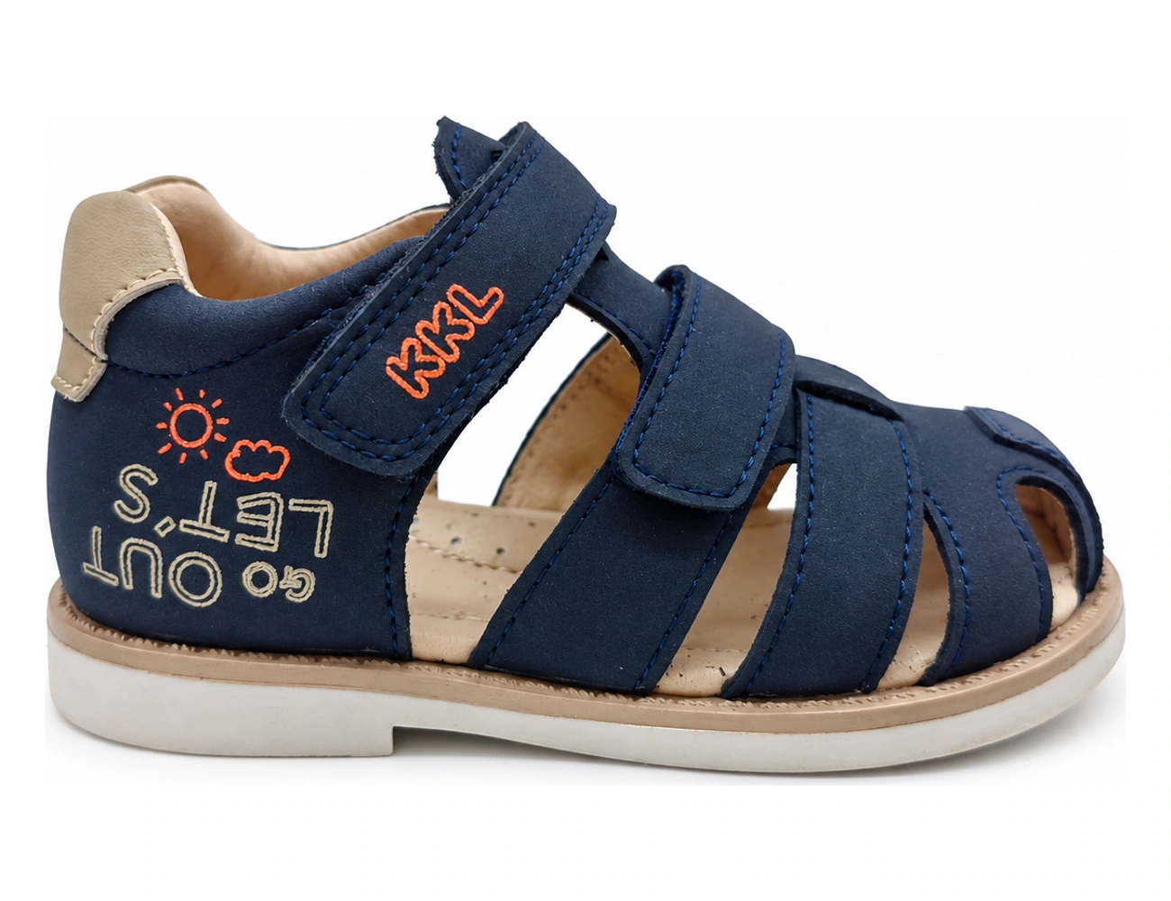 High-back leather sandals — WS27-02-09