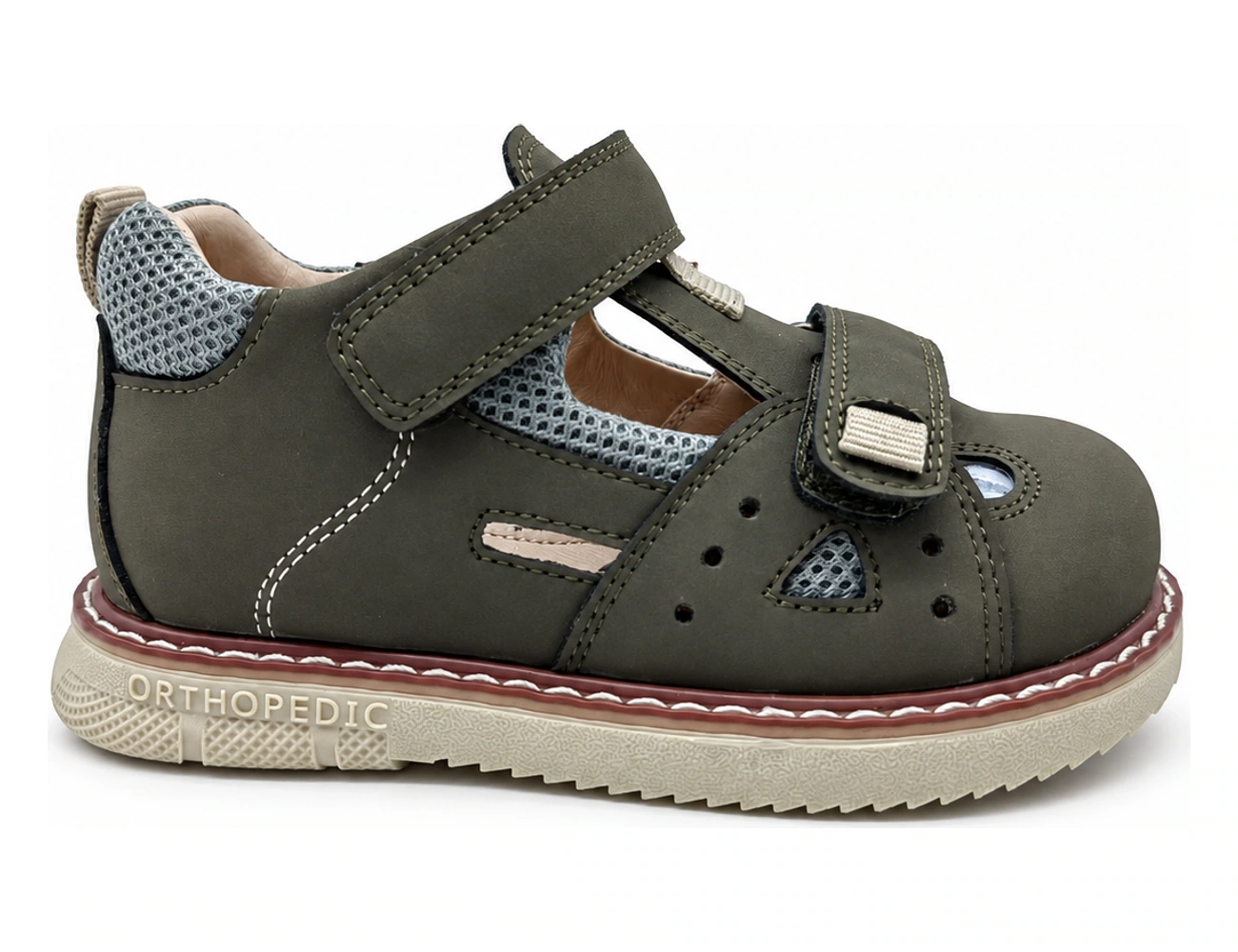 High-back leather sandals — WS27-02-15