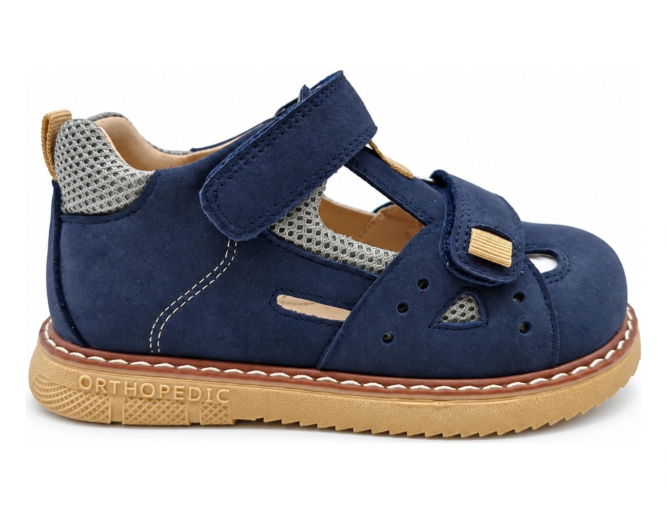 High-back leather sandals — WS27-02-16
