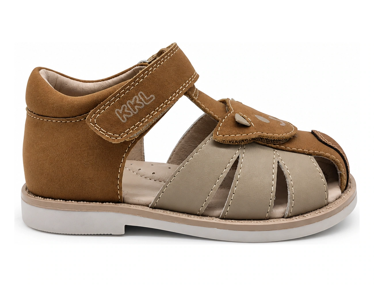 High-back leather sandals — WS27-02-23