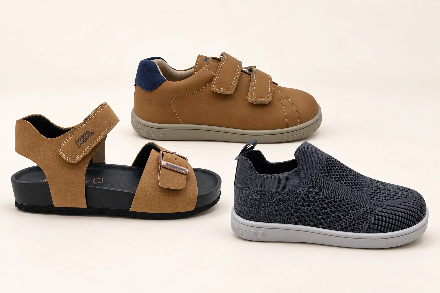 Children’s shoes from the 2027 wholesale collection