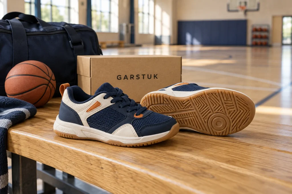 Children’s shoes for PE and sport: activity, surface and fit