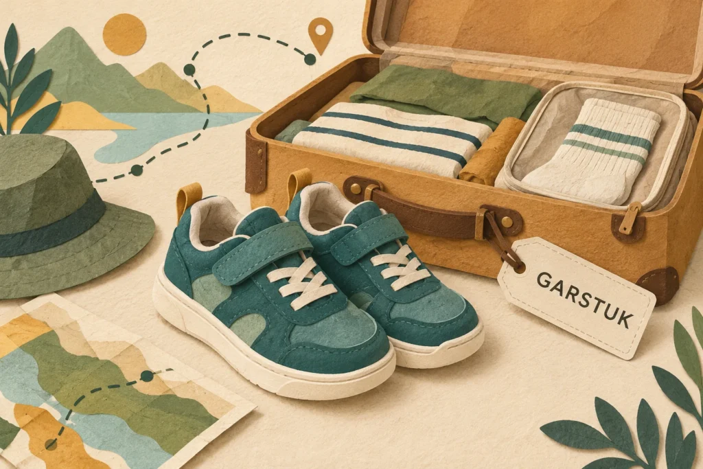 Packing children’s shoes for a family trip: a practical checklist